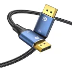 Vention DisplayPort/M (8K,HD, szövet, alu), 3m, kábel