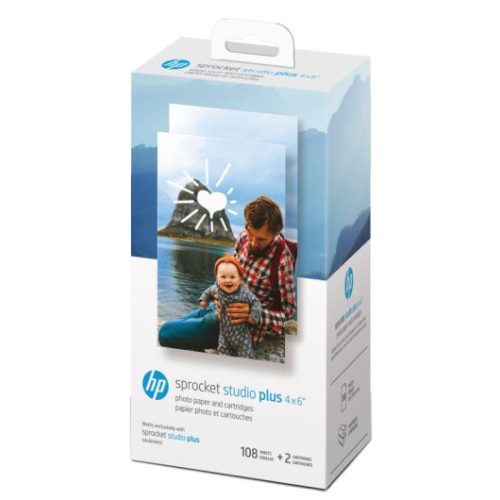 HP Sprocket Studio Plus fotópapír és tintapatron