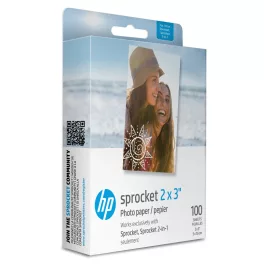 HP Sprocket 2x3 hüvelykes Zink fotópapír 100 lap