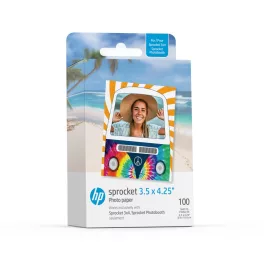 HP Sprocket 3,5x4,25 hüvelykes Zink fotópapír 100 lap