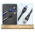 Vention RJ45 (PVC, fekete), 50 darab, védőburkolat