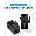 Vention UTP (Cat.6,Keystone jack,fehér), 5db, csatlakozó