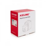KELINE KEJ-C5E-U-TL Cat.5e UTP RJ45 árnyékolatlan szerszám nélkül szerelhető Keystone Jack