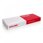 KELINE KEP-EMPTY-S 19 1U üres fekete patch panel 24 db keystone jack számára