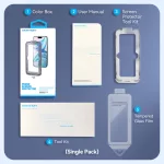 Vention iPhone 14, (HD edzett üveg, pormentesítővel), telefon kijelző védő üveg