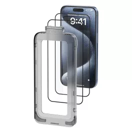   Vention iPhone 16 Plus, (HD edzett üveg, pormentesítővel), telefon kijelző védő üveg