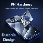 Vention iPhone 16 Plus, (HD edzett üveg, pormentesítővel), telefon kijelző védő üveg