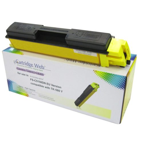 KYOCERA TK580 Toner Yellow CHIPPES CartridgeWeb (For use)