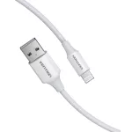 Vention USB-A 2.0 -> Lightning, (2,4A, fehér) 2m, kábel