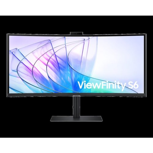 SAMSUNG 34" LS34C652VAUXEN ViewFinity S6 S65VC UWQHD VA 21:9 5ms ívelt ultrawide monitor