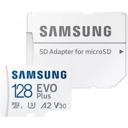 SAMSUNG SD kártya 128GB, EVO PLUS, Blue Wave, 160MB/s