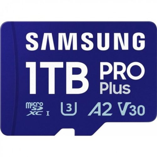 SAMSUNG SD kártya,   1TB, PRO PLUS, olvasó, Blue Wave