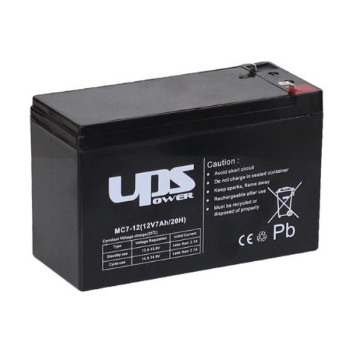 UPS Power MC7-12 12V 7Ah zselés akkumulátor