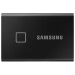 SAMSUNG SSD Külső, 1TB, T7 Touch, Fekete, USB 3.2