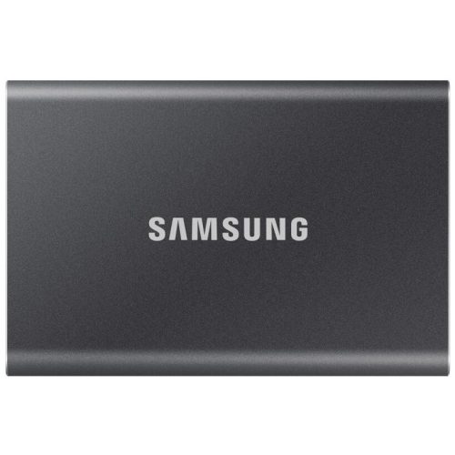 SAMSUNG SSD Külső, 500GB, T7, Titán Szürke, USB 3.2