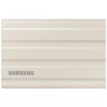 SAMSUNG SSD Külső, 1TB, T7 Shield, Bézs, USB 3.2