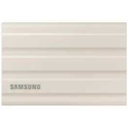 SAMSUNG SSD Külső, 2TB, T7 Shield, Bézs, USB 3.2