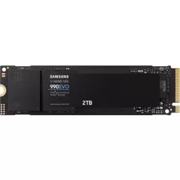   SAMSUNG SSD Belső, 2TB, 990 EVO, PCIe 4.0, NVMe 2.0, M.2, 600 TBW