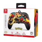PowerA Nintendo Switch Enhanced vezetékes kontroller - Charizard Firestorm