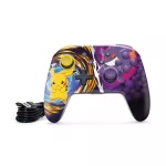 PowerA NANO Enhanced Nintendo Switch kis méretű vezeték nélküli kontroller  - Pikcahu vs Gengar