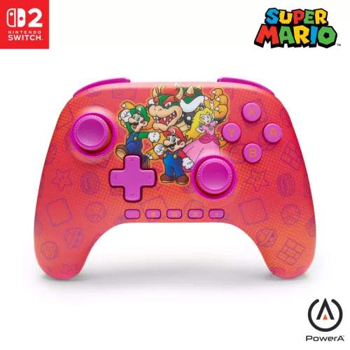 PowerA Advantage vezeték nélküli Nintendo Switch kontroller -Mario & Friends