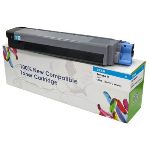 Utángyártott OKI MC860 Toner Cyan 10.000 oldal kapacitás   CartridgeWeb