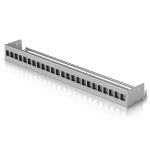 Ubiquiti UACC-RACK-PANEL-PATCH-BLANK-24 19" 1U moduláris ezüst színű üres patch panel