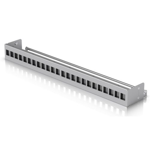 Ubiquiti UACC-RACK-PANEL-PATCH-BLANK-24 19" 1U moduláris ezüst színű üres patch panel