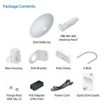 Ubiquiti PowerBeam PBE-M5-400 M5 400mm outdoor 5GHz AirMAX Bridge 25dbi Gigabit LAN