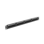 Lanberg PPU6-1024-B 19 1U Cat.6 UTP 24port árnyékolatlan fekete patch panel