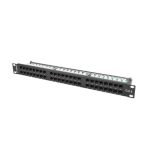 Lanberg PPU6-1048-B 19 1U Cat.6 UTP 48port árnyékolatlan fekete patch panel