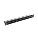 Lanberg PPU6-1048-B 19 1U Cat.6 UTP 48port árnyékolatlan fekete patch panel