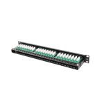 Lanberg PPU6-1048-B 19 1U Cat.6 UTP 48port árnyékolatlan fekete patch panel