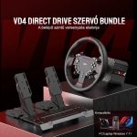 PXN VD4 Bundle F (Direct Drive, VD4 bázis + WAS kormány + PD HM pedál) szimulátor szett (PC)