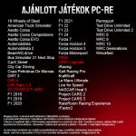 PXN VD4 Bundle F (Direct Drive, VD4 bázis + WAS kormány + PD HM pedál) szimulátor szett (PC)