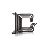 KELINE RAB-VP-X01-A2 19 1U 37mm fém gyűrűs fekete kábel rendező panel