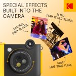 Kodak Smile+ digitális instant fényképezőgép és mobilnyomtató fekete