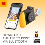 Kodak Smile+ digitális instant fényképezőgép és mobilnyomtató fekete