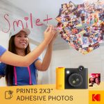 Kodak Smile+ digitális instant fényképezőgép és mobilnyomtató fekete