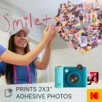 Kodak Smile+ digitális instant fényképezőgép és mobilnyomtató kék