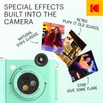 Kodak Smile+ digitális instant fényképezőgép és mobilnyomtató Zöld