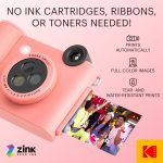 Kodak Smile+ digitális instant fényképezőgép és mobilnyomtató rózsaszín