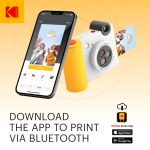 Kodak Smile+ digitális instant fényképezőgép és mobilnyomtató Fehér