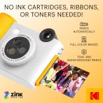 Kodak Smile+ digitális instant fényképezőgép és mobilnyomtató Fehér