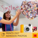Kodak Smile+ digitális instant fényképezőgép és mobilnyomtató Fehér