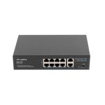 Lanberg RSFE-8P-2GE-120 19/10 1U 8x100Mbps PoE+ LAN (120W) 2xGbE LAN port nem menedzselhető PoE+ switch