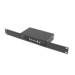 Lanberg RSFE-8P-2GE-120 19/10 1U 8x100Mbps PoE+ LAN (120W) 2xGbE LAN port nem menedzselhető PoE+ switch