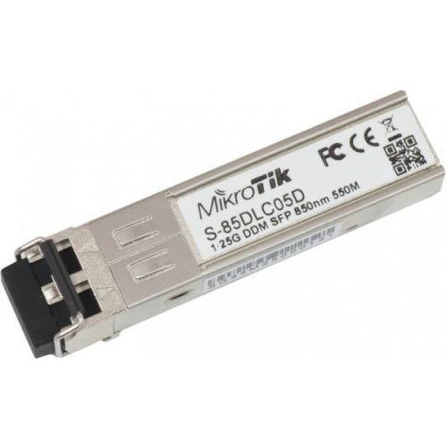 MikroTik S-85DLC05D 1.25G LC Multi Mode 850nm 550m SFP modul