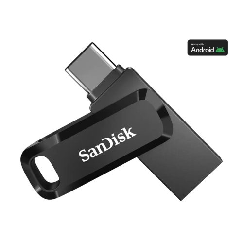SanDisk, 64GB, Dual Drive, Fekete, Pendrive