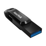 SanDisk, 64GB, Dual Drive, Fekete, Pendrive